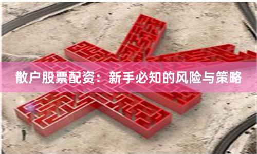 散户股票配资：新手必知的风险与策略